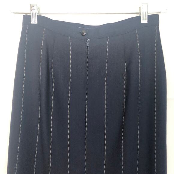 Giorgio Armani Le Collezioni 100% Wool High Waisted Skirt Size 10 - Picture 6 of 8